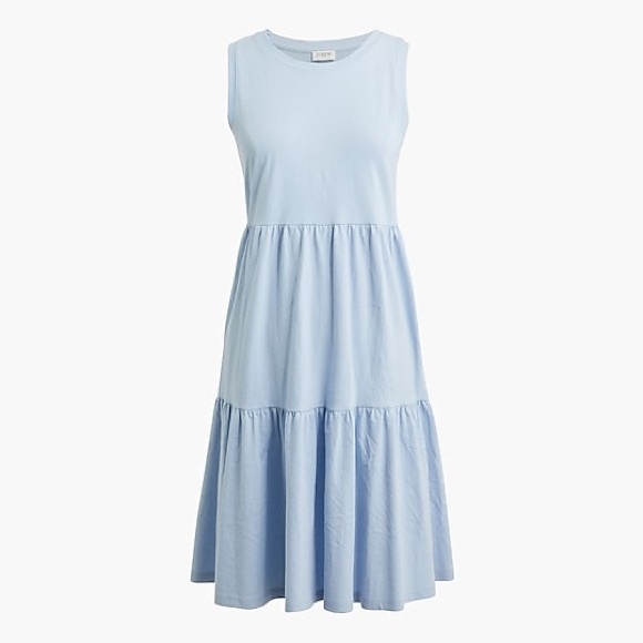 NWT Sleeveless knit tiered mini dress - size M